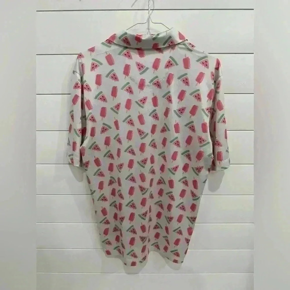 CONSTRUCT
Watermelon Print Polo - Picture 3 of 4
